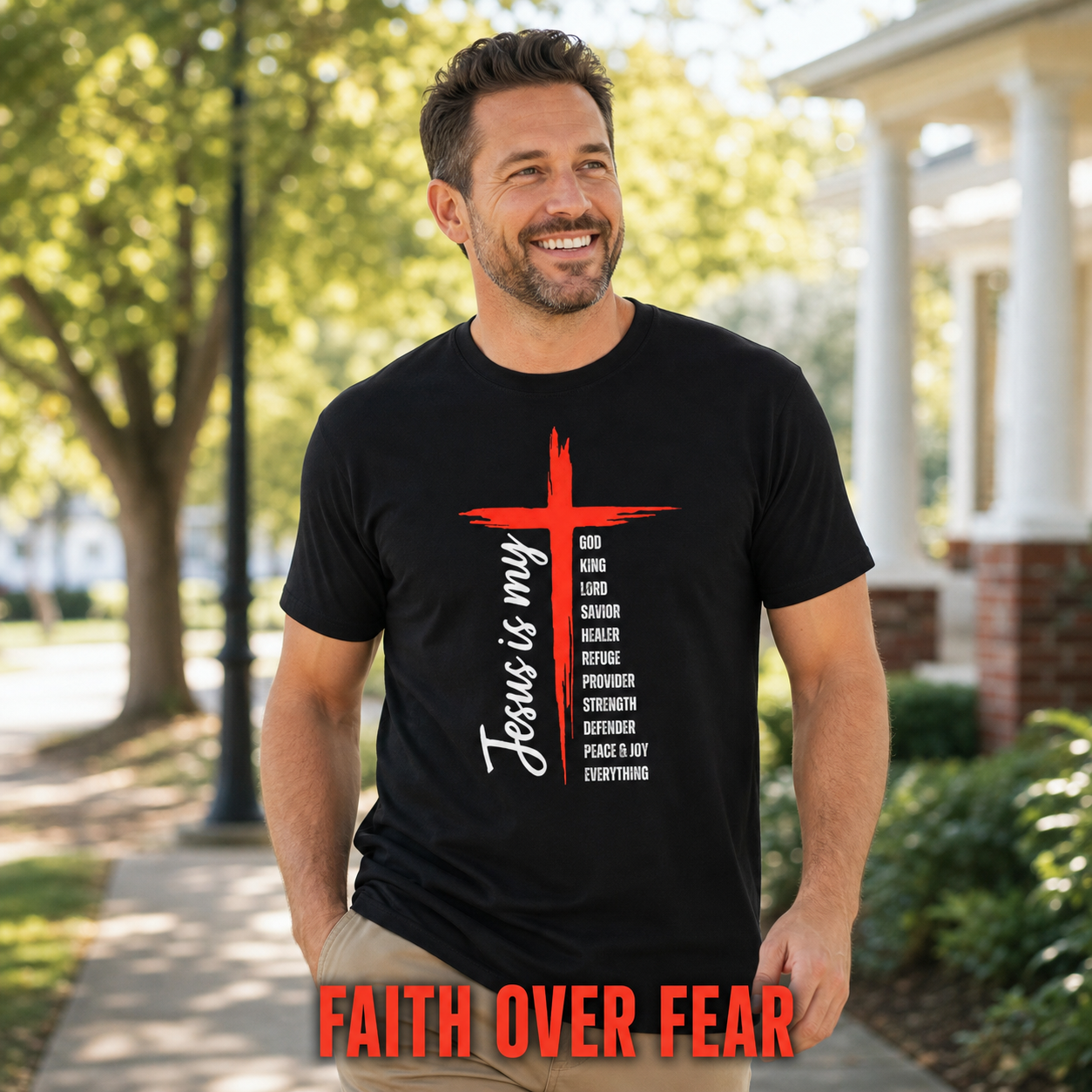 Jesus Is My Everything T-Shirt_active_outdoor