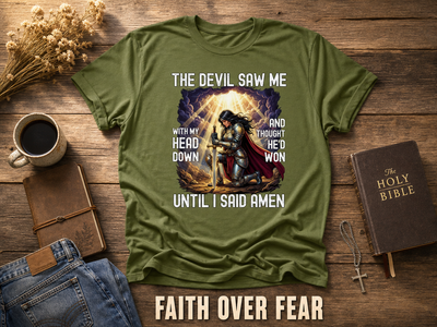 Warrior Prayer Victory T-Shirt_style_flat