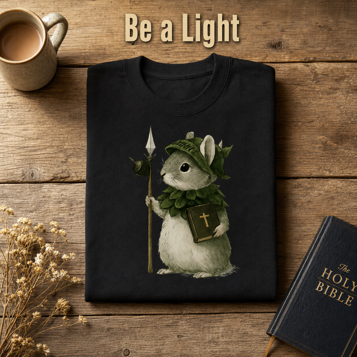 Brave Little Warrior T-Shirt_folded_flatlay