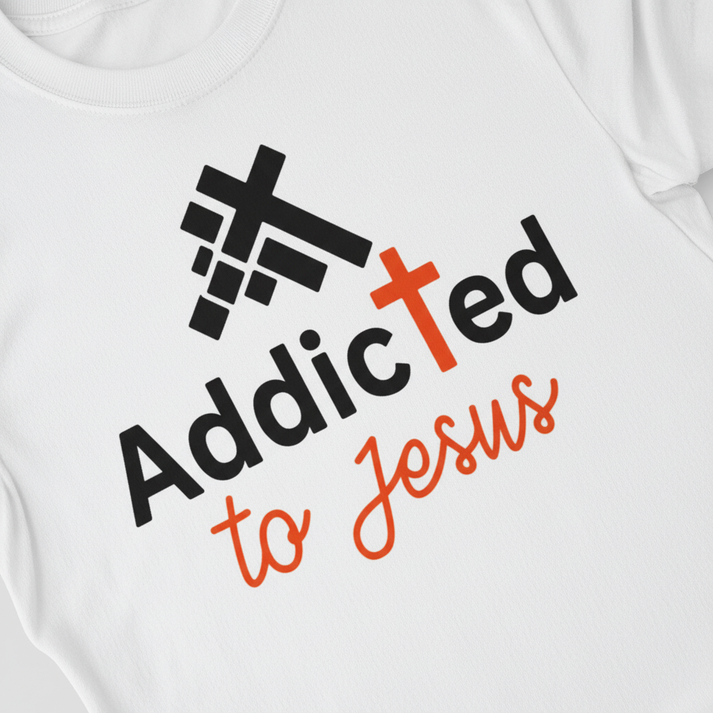 Addicted to Jesus T-Shirt__detail