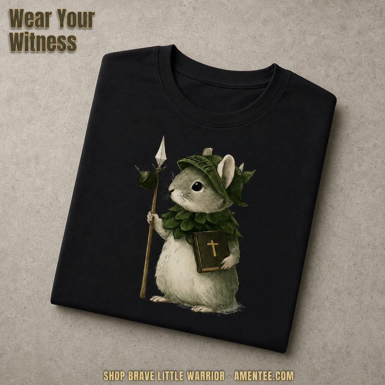 Brave Little Warrior T-Shirt_fold_tilt