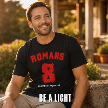 Romans 8 Victory T-Shirt_ls_golden