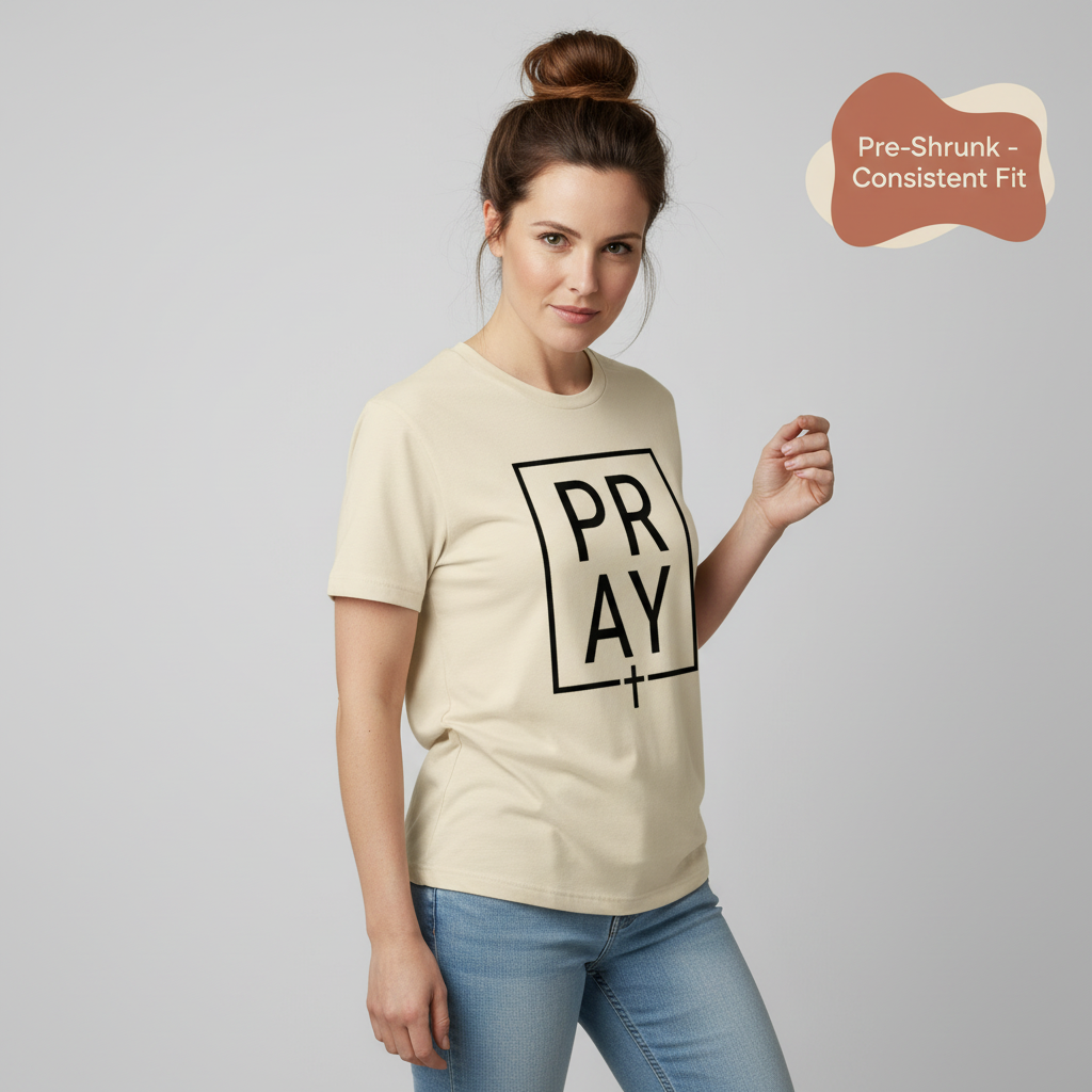Bold PRAY Statement T-Shirt__benefit