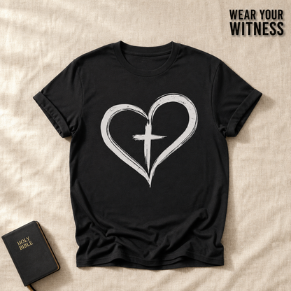 Cross in Heart T-Shirt_min_flat