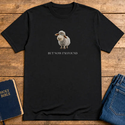 Lost But Loved Sheep T-Shirt - Black