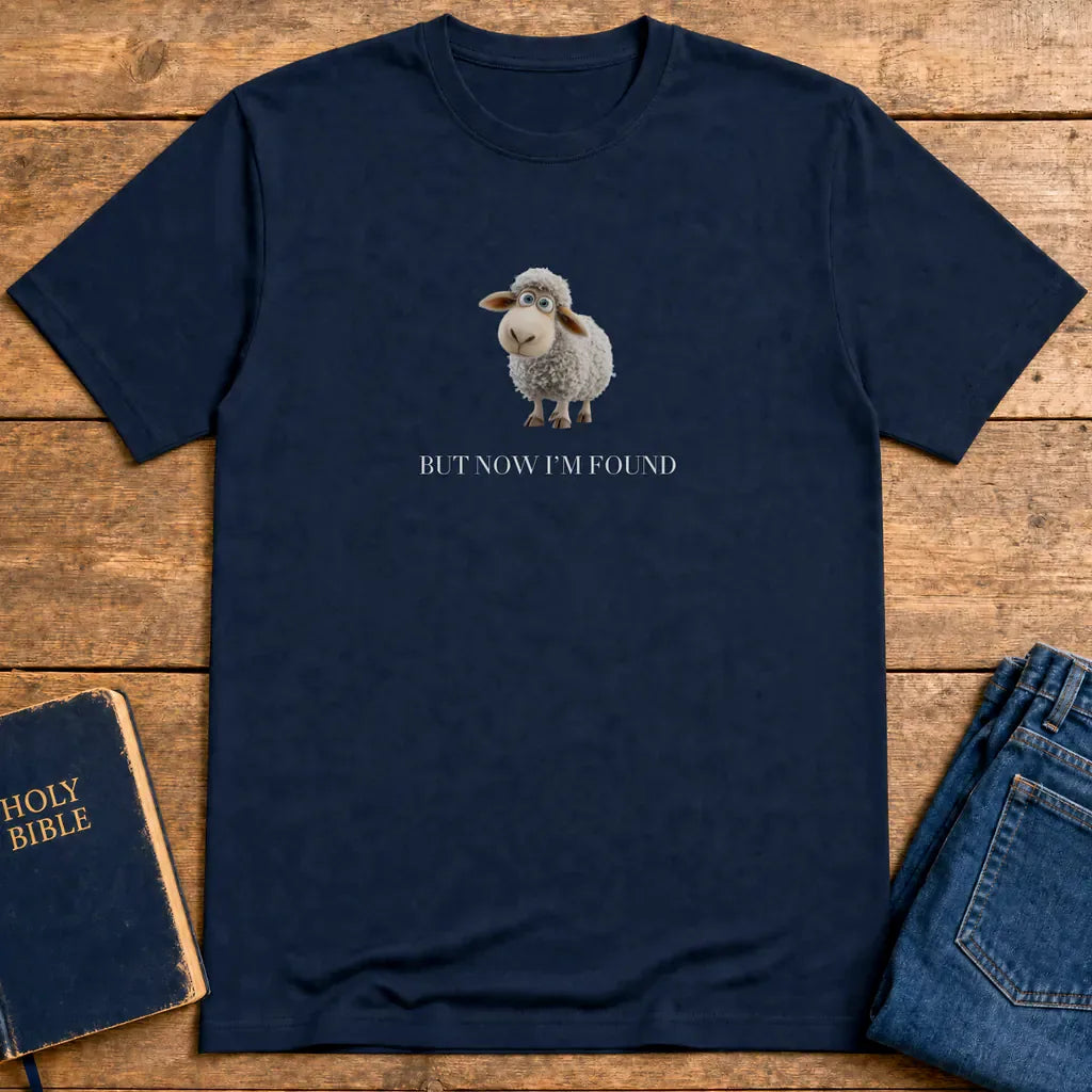 Lost But Loved Sheep T-Shirt - Navy
