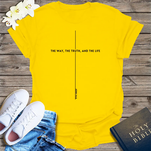 The Way, The Truth, The Life T-Shirt - Daisy