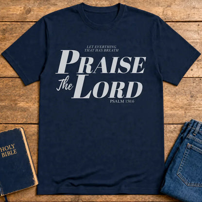 Praise The Lord T-Shirt - Navy