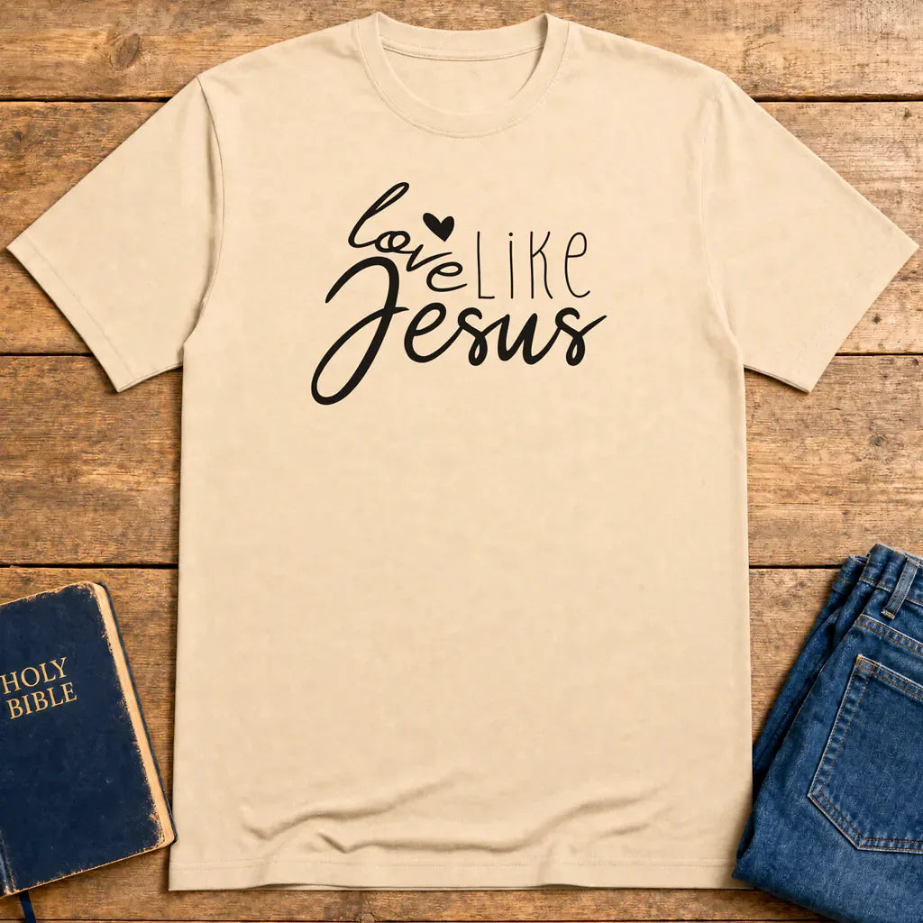 Love Like Jesus T-Shirt - Natural