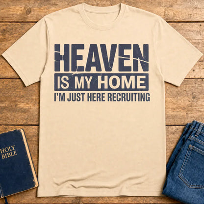 Heaven Is My Home T-Shirt - Natural