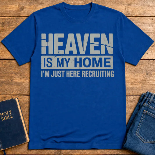 Heaven Is My Home T-Shirt - Royal