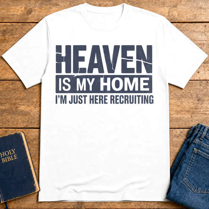 Heaven Is My Home T-Shirt - White