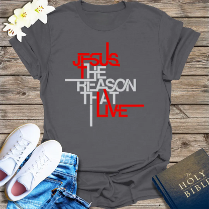 The Way, The Truth, The Life T-Shirt - Charcoal