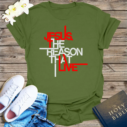 The Way, The Truth, The Life T-Shirt - Military Green