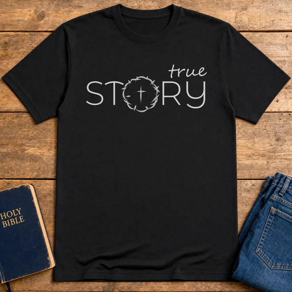 True Story Crown T-Shirt - Black