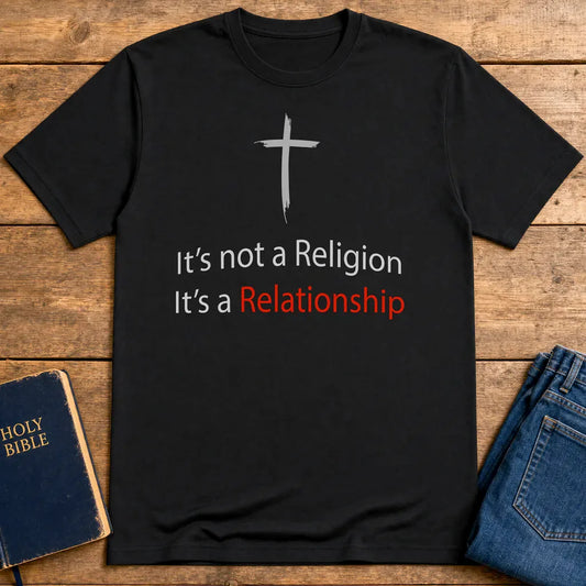 It's a Relationship T-Shirt - Black