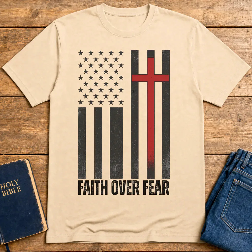 Faith and Freedom T-Shirt - Natural