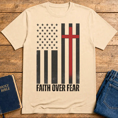 Faith and Freedom T-Shirt - Natural