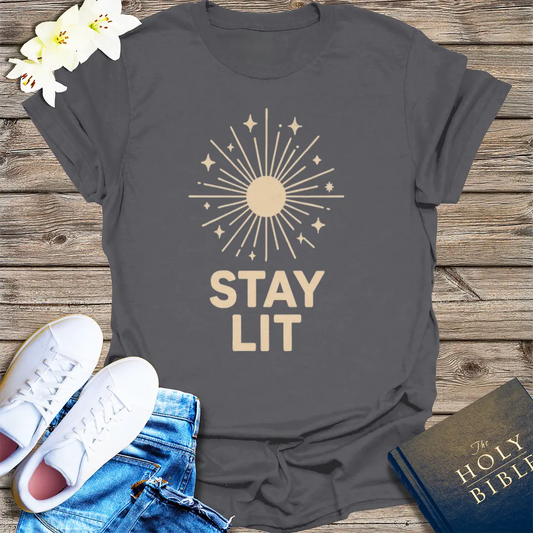 The Way, The Truth, The Life T-Shirt - Charcoal