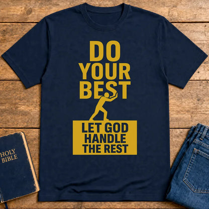 Let God Handle the Rest T-Shirt - Navy