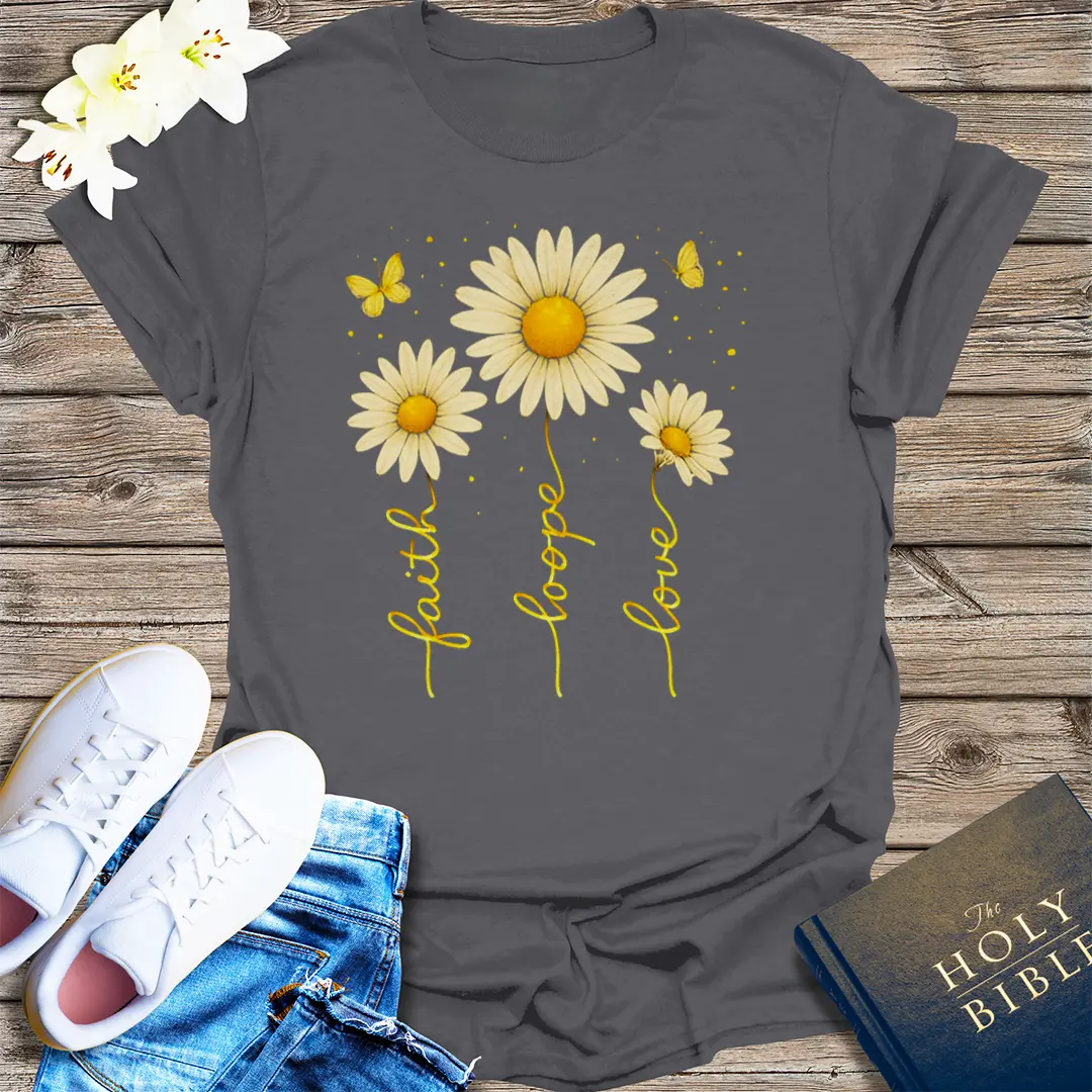 The Way, The Truth, The Life T-Shirt - Charcoal