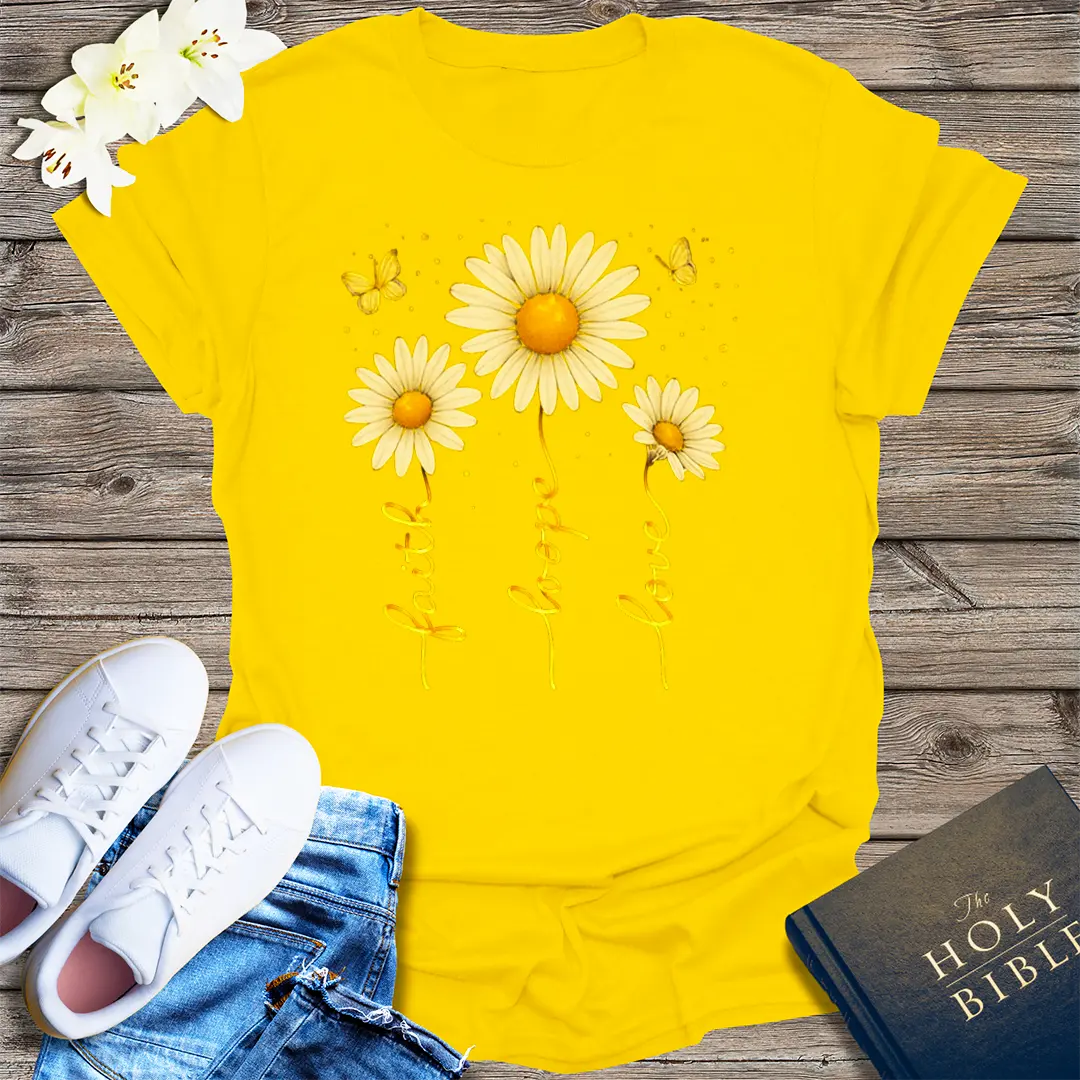 The Way, The Truth, The Life T-Shirt - Daisy