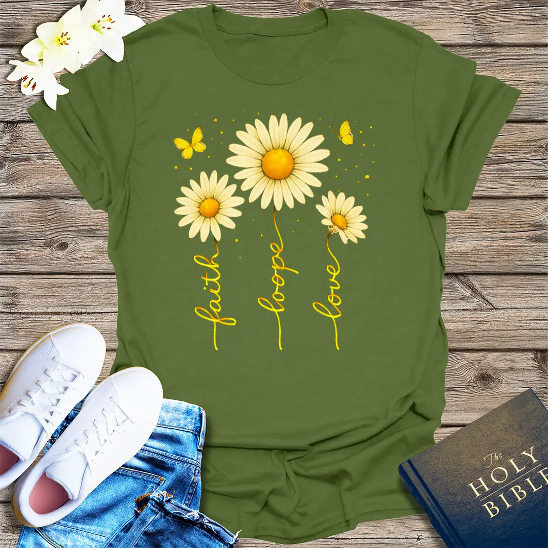 The Way, The Truth, The Life T-Shirt - Military Green