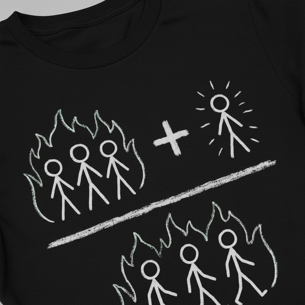 Fourth Man in the Fire T-Shirt__detail