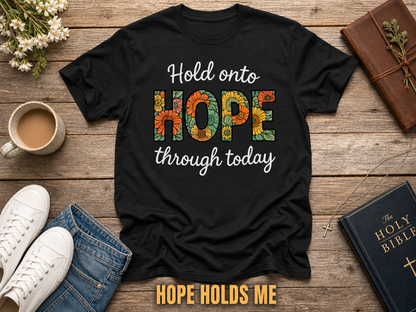 Hope Through Flowers T-Shirt_style_flat