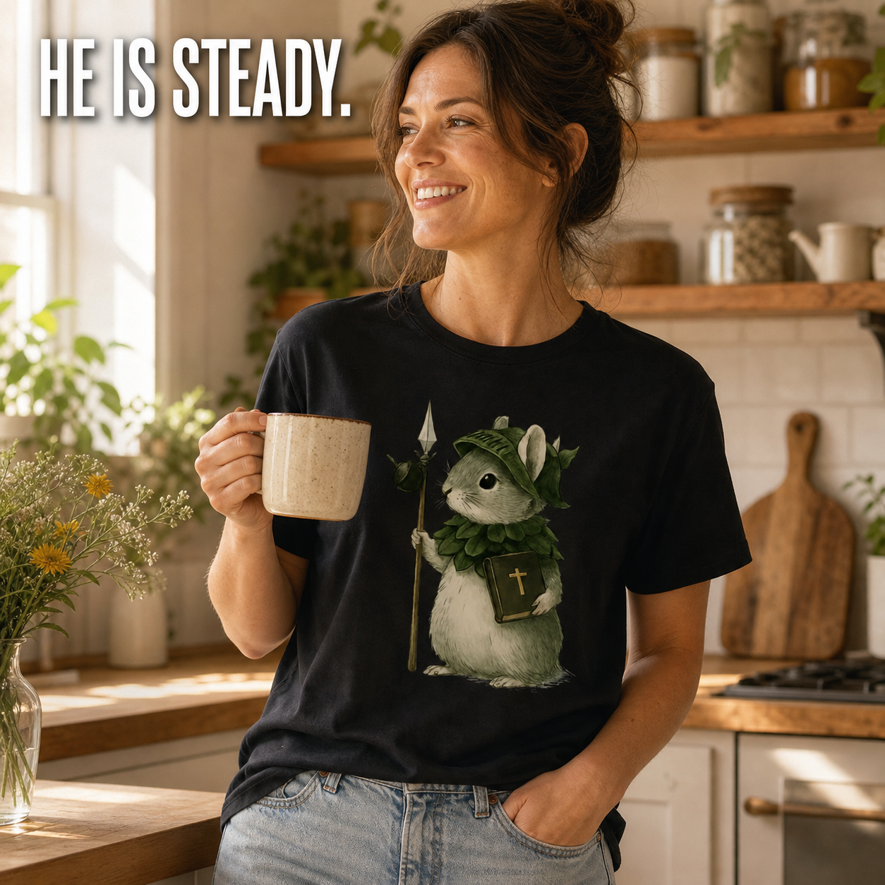 Brave Little Warrior T-Shirt_ls_indoor
