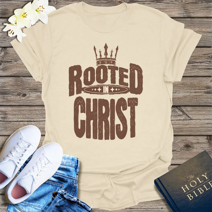 Rooted in Christ T-Shirt - Natural