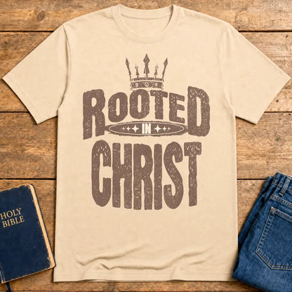 Rooted in Christ T-Shirt - Natural