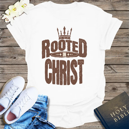 Rooted in Christ T-Shirt - White