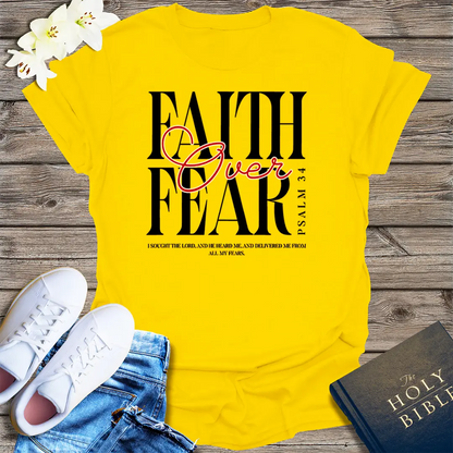 God Is In Control T-Shirt - Daisy