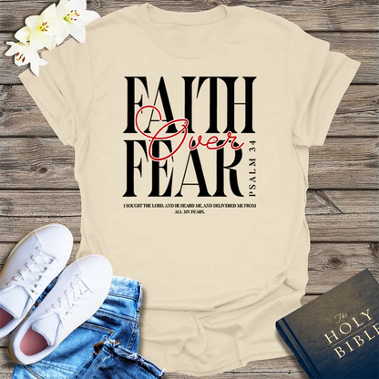 God Is In Control T-Shirt - Natural