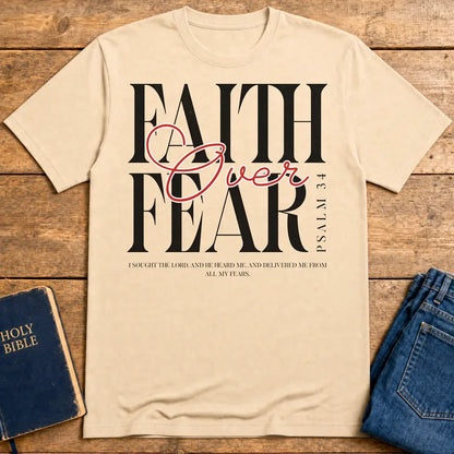 God Is In Control T-Shirt - Natural