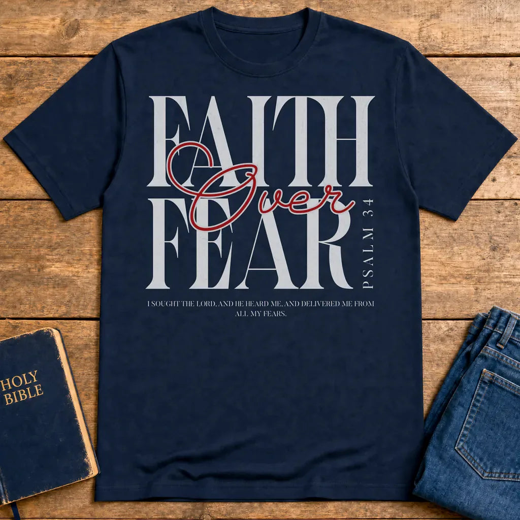 God Is In Control T-Shirt - Navy