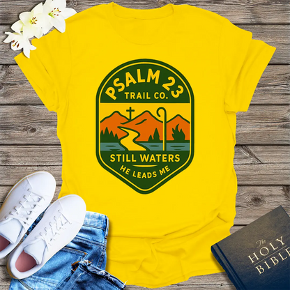 Psalm 23 Trail Co. T-Shirt - Daisy