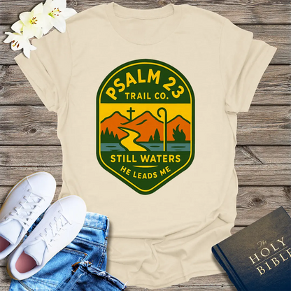 Psalm 23 Trail Co. T-Shirt - Natural