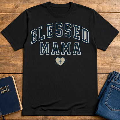 Blessed Mama T-Shirt - Black