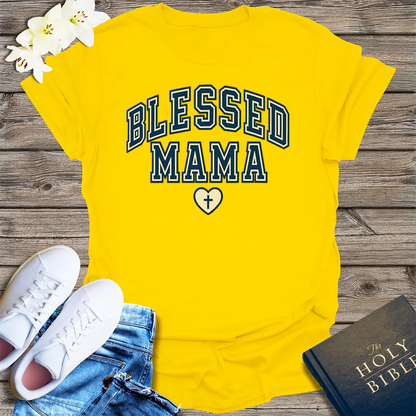 Blessed Mama T-Shirt - Daisy