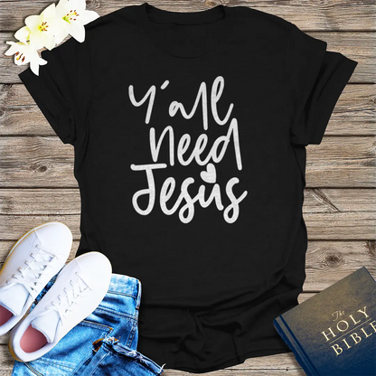 Jesus Is My Lifeline T-Shirt - Black