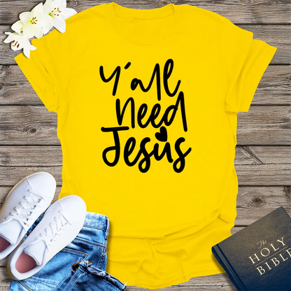 Jesus Is My Lifeline T-Shirt - Daisy