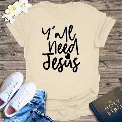 Jesus Is My Lifeline T-Shirt - Natural