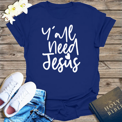 Jesus Is My Lifeline T-Shirt - Navy
