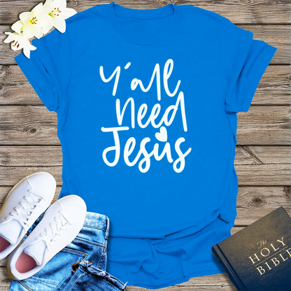 Jesus Is My Lifeline T-Shirt - Royal