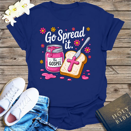 Spread the Gospel T-Shirt - Navy