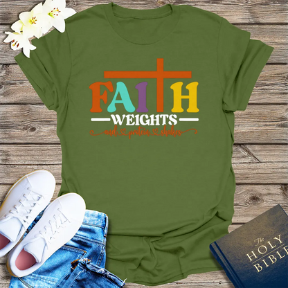Faith and Protein Shakes T-Shirt - Military Green