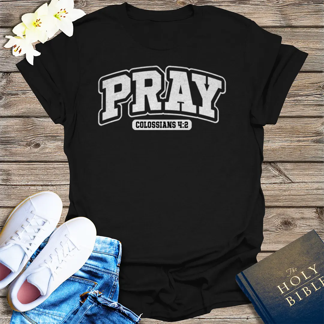 Devote Yourself to Prayer T-Shirt - Black