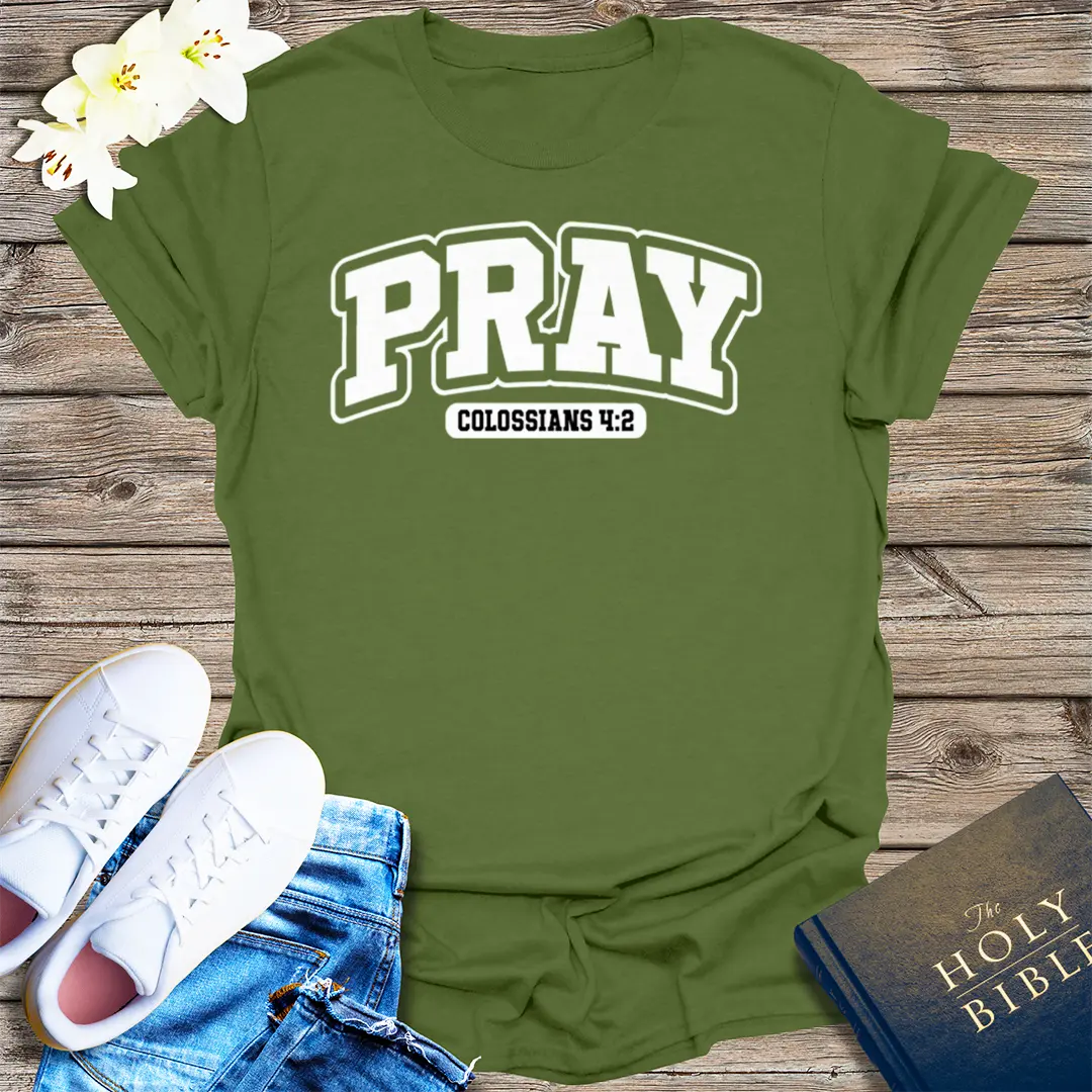 Devote Yourself to Prayer T-Shirt - Military Green